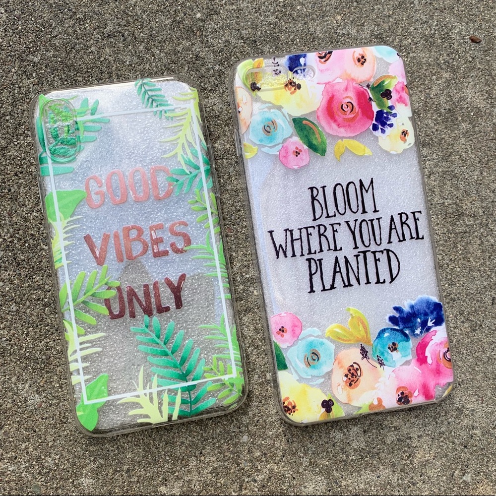 iPhone XR/XS/X/7/8/+❤️️bloom floral phone case
